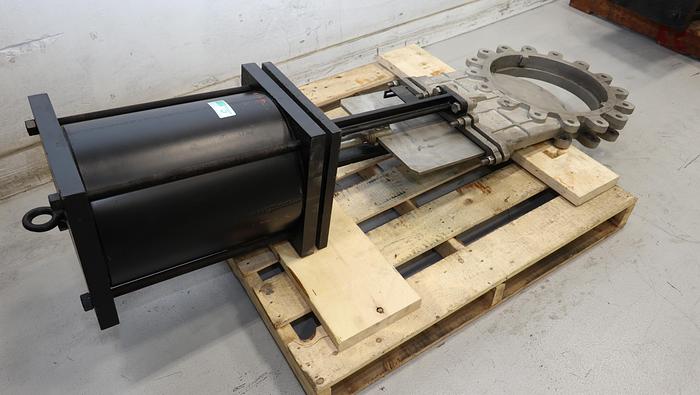 Unused FNW 16" Air Operated Knife Gate Valve #46279