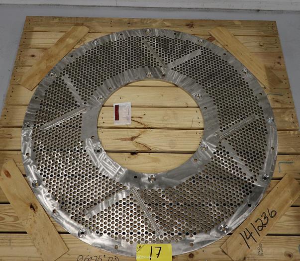 Unused Black Clawson Pulper Extraction Plate #45786