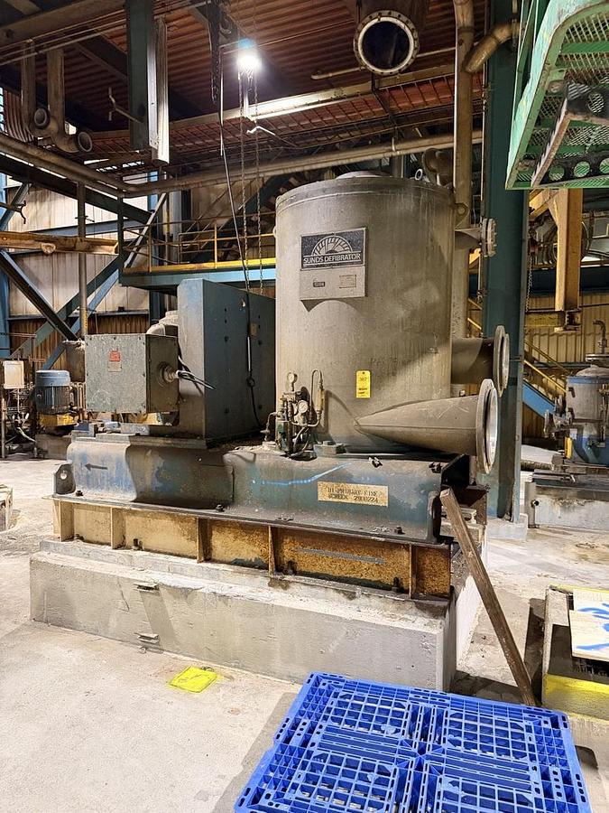 Used Sunds Defibrator T9 Pressure Screen #47141