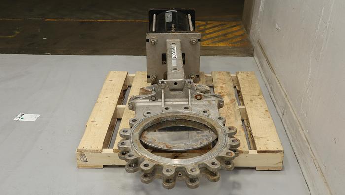 Unused Fabri-Valve 16" Air Operated Knife Gate Valve #44551