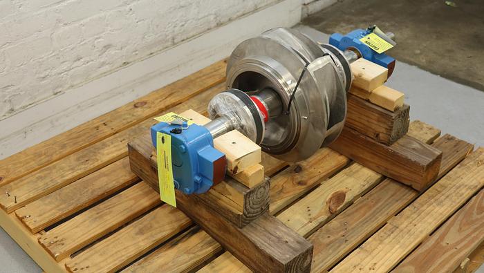 Used Goulds 3410 8x10x14 Split Case Pump Rotating Assembly #46508