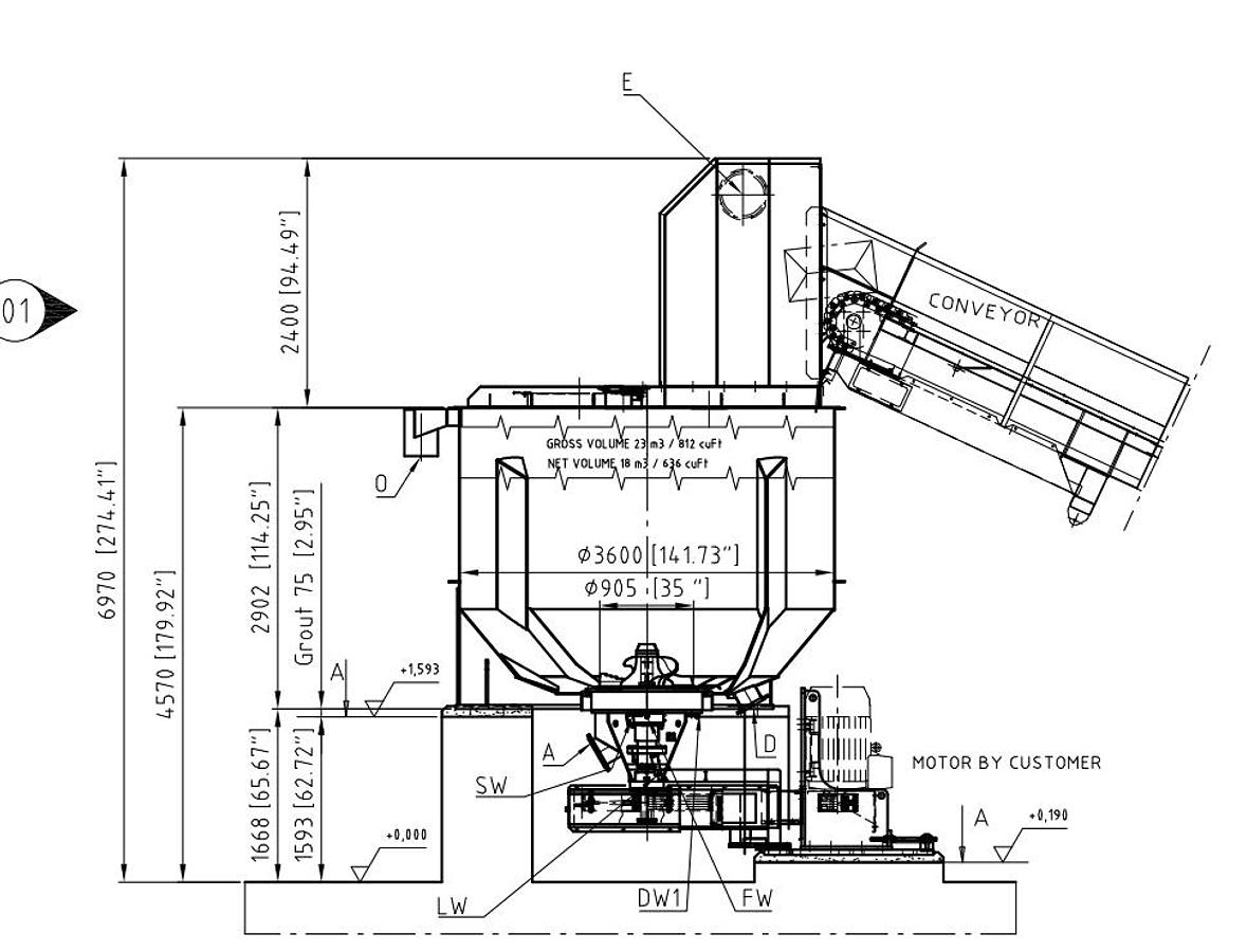 Used VALMET VMi-3518B Medium Consistency Bale Pulper #46902