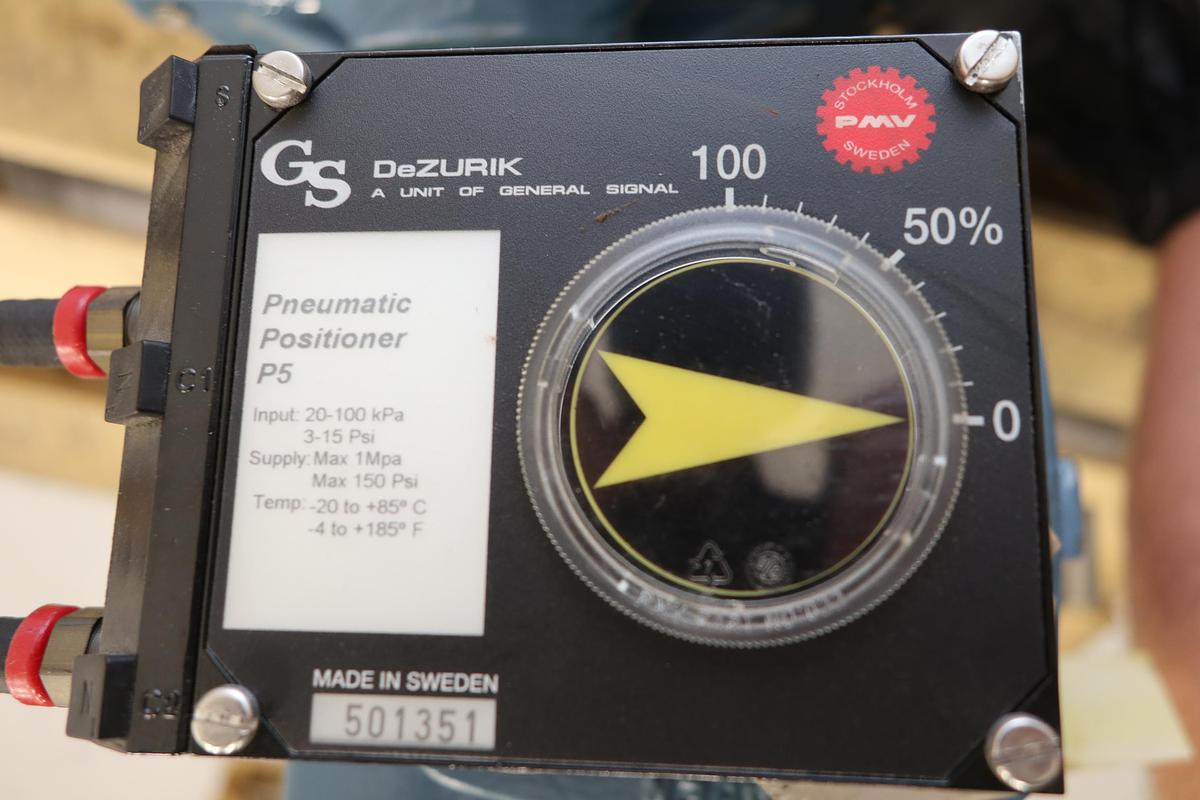 Unused Dezurik BHP 12" Air Operated Butterfly Valve #47506