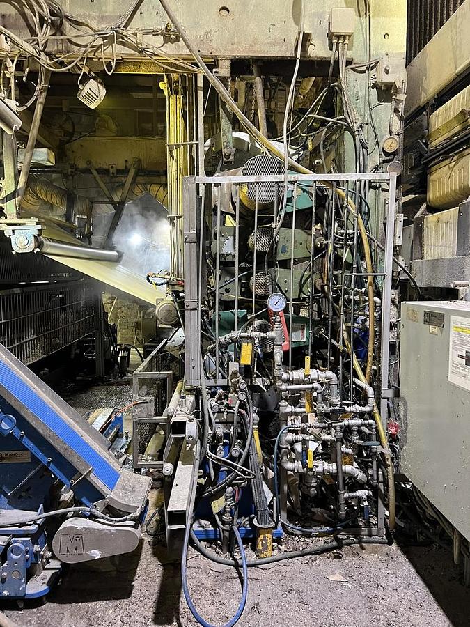 Used 7 Cylinder 110" Recycled Paperboard Machine #47044