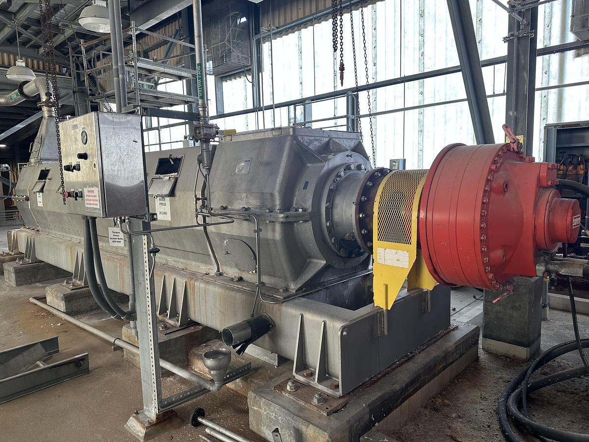 Used Thune SP70SL Dewatering Screw Press #46857