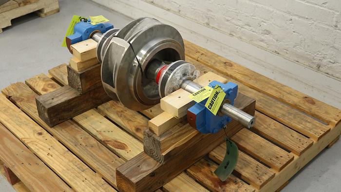 Used Goulds 3410 8x10x14 Split Case Pump Rotating Assembly #46508