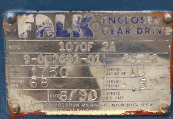 Used Falk Enclosed Gear Drive #46002