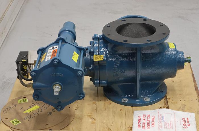 Unused Dezurik 8" 3-way Air Operated Valve #45746