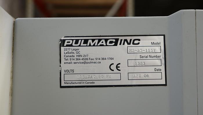 Used Pulmac MS-B3-115V Shiv Analyzer #44823