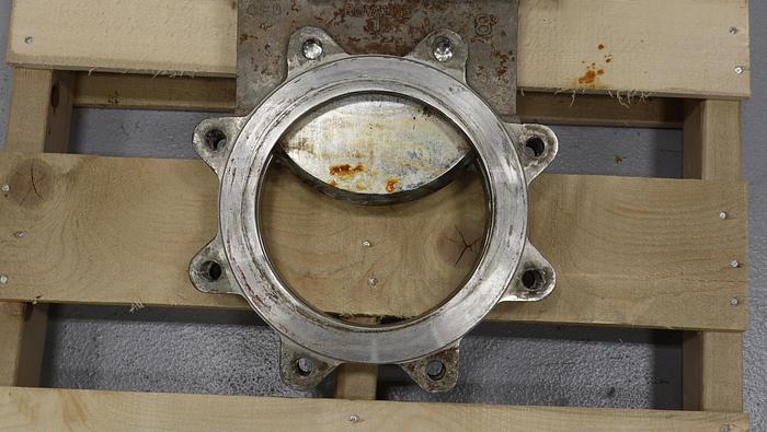 Used Rovalve 8" S20- A Hand Operated Knife Gate Valve #45668