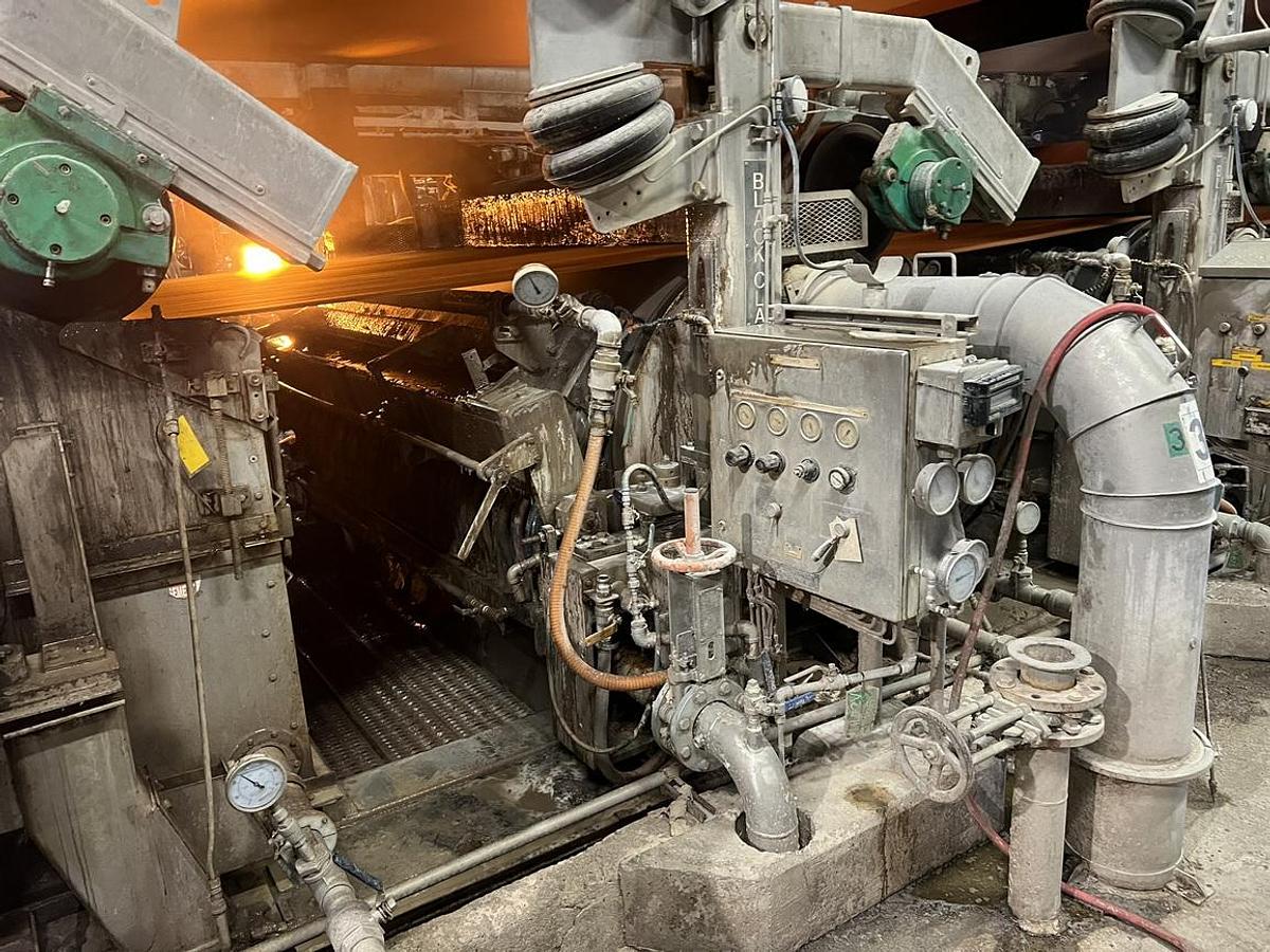 Used 7 Cylinder 110" Recycled Paperboard Machine #47044