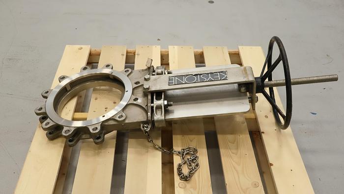 Used Keystone 12" Hand Operated Knife Gate Valve #45934