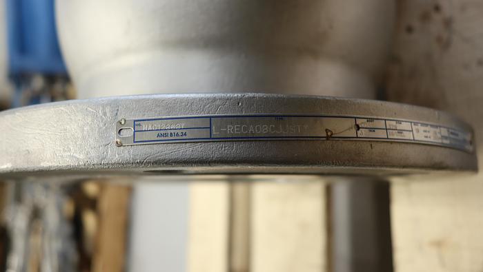 Unused Beck 6" Vee Ball Valve #46348