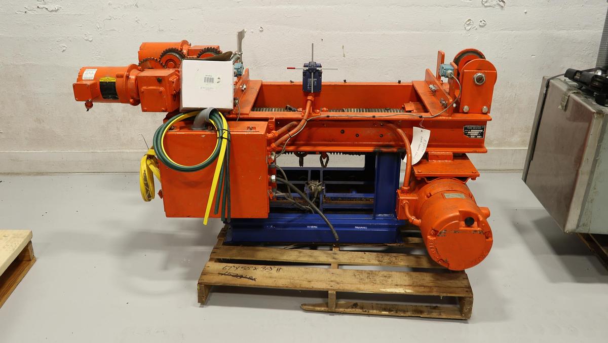 Used Andritz Saturn Monorail Hydraulic Grapple Hoist with SS Trash Tower #46206