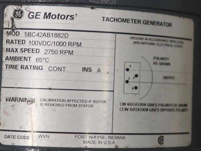 Refurbished Wer Industrial 32900450L00 D/C Motor #45747