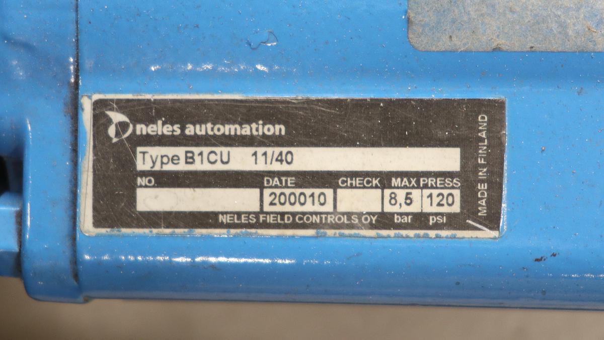 Refurbished Neles Controls Q-R21CA04ACJD 4" Vee Ball Valve #46653