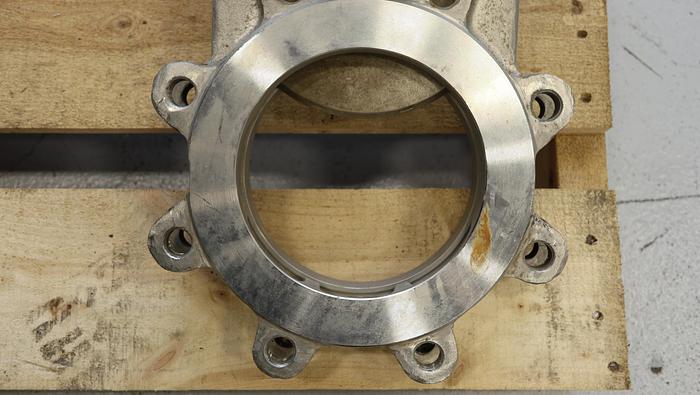 Used Flow Control 6" Hand Operated Knife Gate Valve #45939