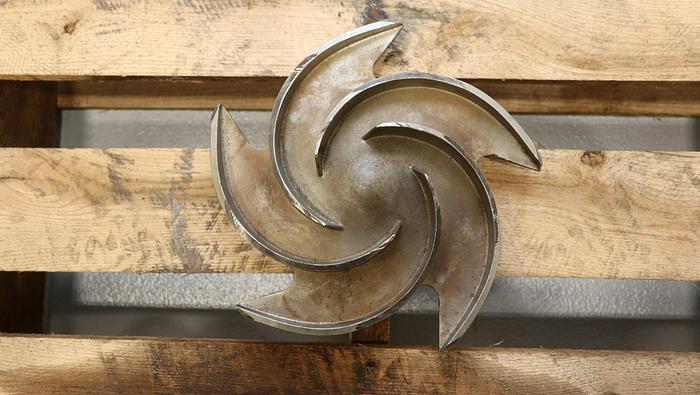 Used Goulds 3196 2x3x10 5-Vane Impeller #45520