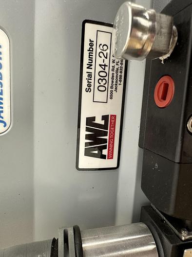 Refurbished Jamesbury Model C 8" Air Operated Butterfly Valve #46431