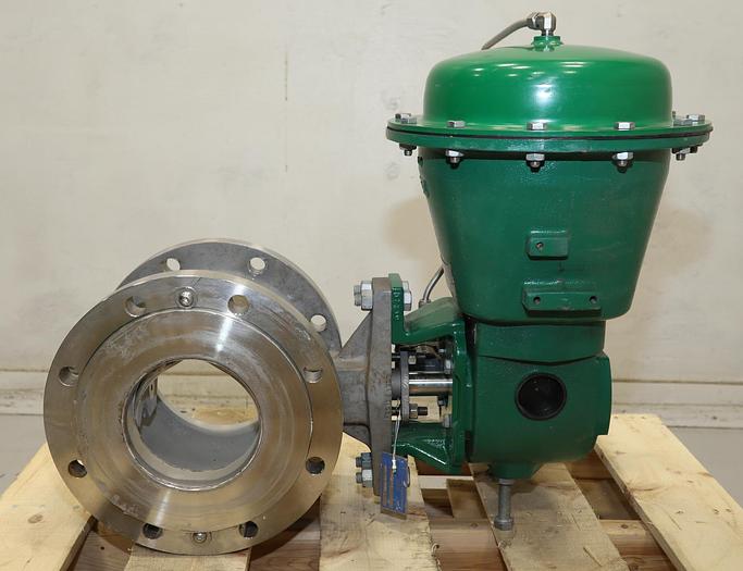 Used Fisher 8" V150 Series B Air Operated Vee Ball Valve #46268
