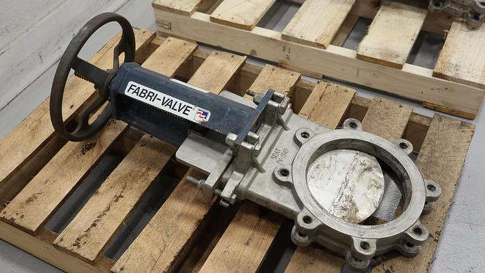 Used Fabri-Valve 8" Hand Operated Knife Gate Valve #45323