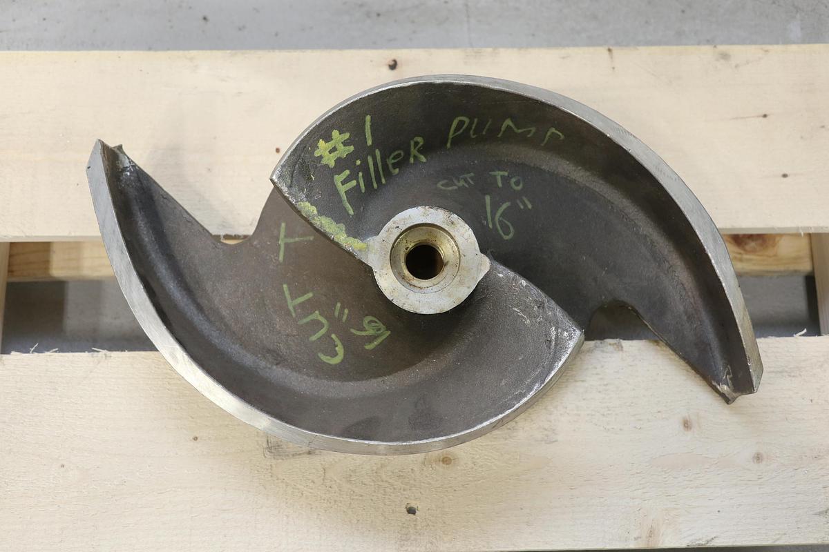 Unused Goulds 3175 6x8x18 2-Vane Impeller #47416