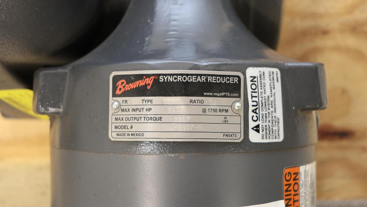 Used Browning C06-E457-N Syncrogear Reducer #46770