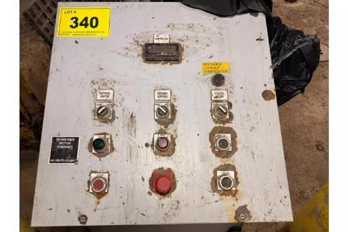 Used GL&V 34" Refiner with Anti-Clash System & Control Panel #47226