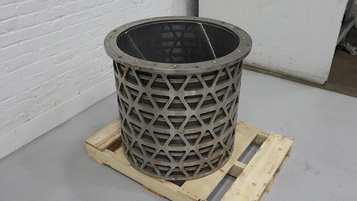 Used Black Clawson 24PSPH Pressure Screen Basket #45203