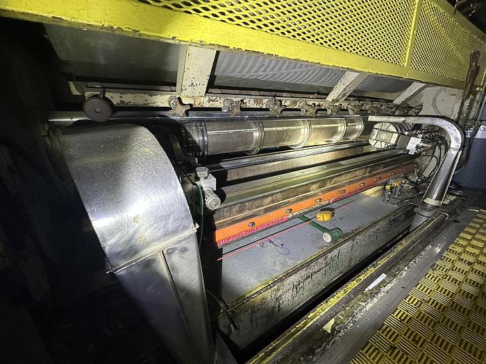 Used Cameron 88" Rewinder With Martin Shaftless Floor Pick-up Unwind #46473