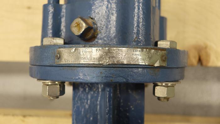 Used Fabri-Valve 5x6 Air Operated Knife Gate Valve #45621