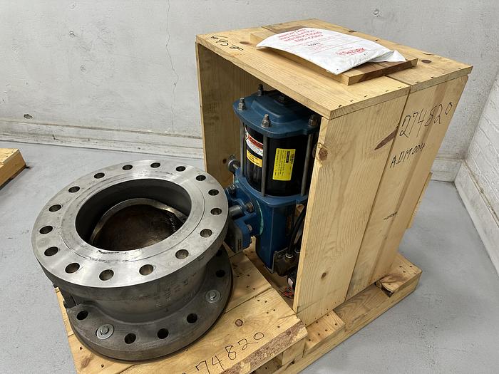 Used Dezurik VPB 12" Air Operated Vee Ball Valve #46430