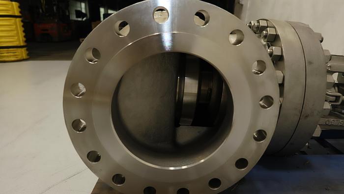 Unused Velan 10" Hand Operated Globe Valve #45910