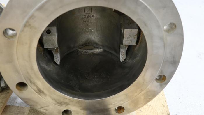 Used Fisher 8" V150 Series B Air Operated Vee Ball Valve #46417