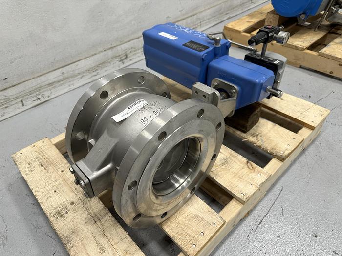 Used Neles L-RECA08JJSTAY 8" Vee Ball Valve #46428