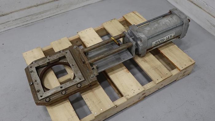 Used Stafsjo 8" Air Operated Knife Gate Valve #46383