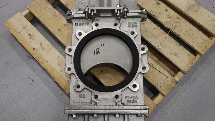 Used Fabri-Valve FV-1444 12" Air Operated Thru Gate Valve #46392