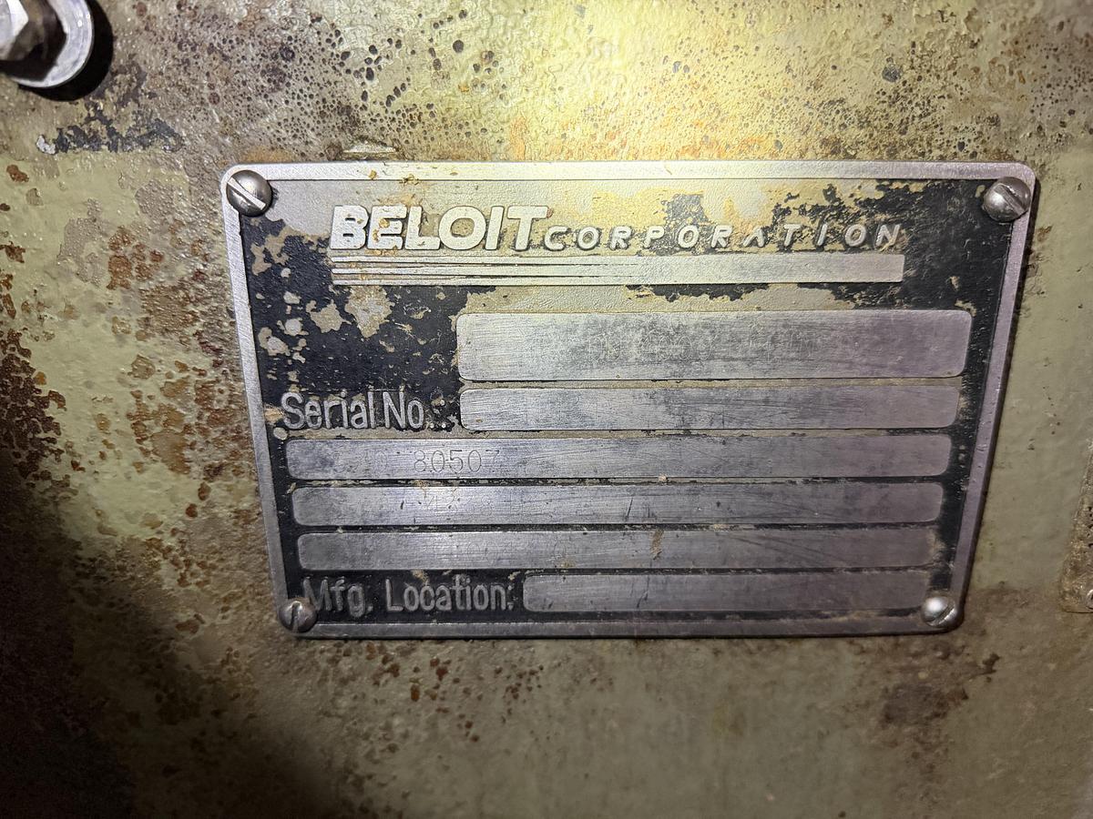 Used 34"/38" BELOIT/VALMET DD4000 DOUBLE DISC REFINER #47138