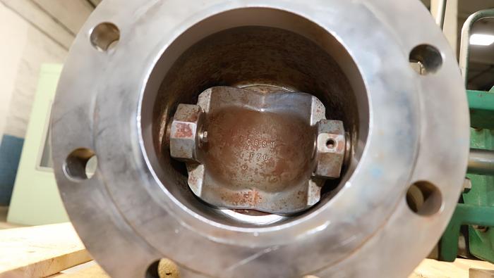 Used Fisher 6" V150 Air Operated Vee Ball Valve #46322