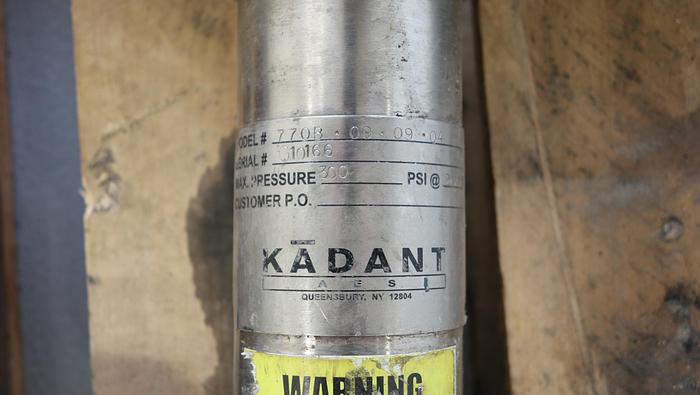 Used Kadant AES 770B-09-09-04 4-Bank Canister Filter #44778
