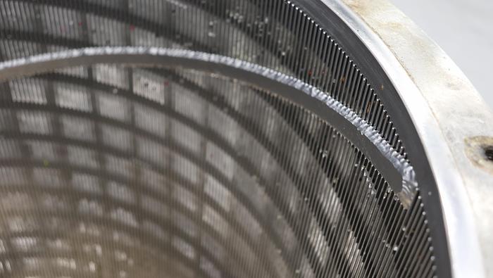 Unused Kadant Fiberwall UV300 Pressure Screen Basket With Spiral Strip #46081