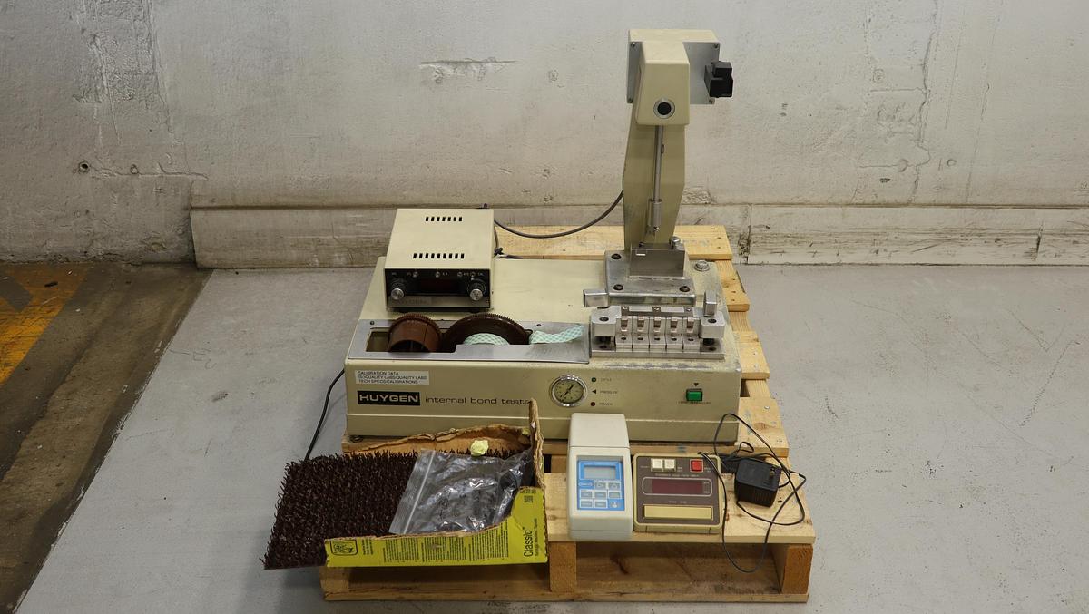 Used Huygen CO.  1314-AV3 Internal Bond Tester #46658