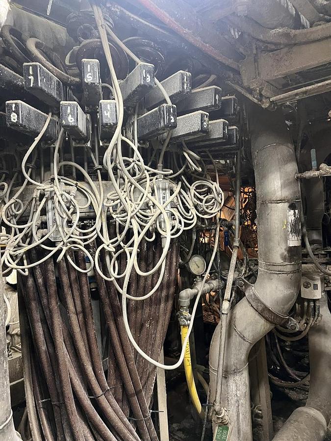 Used 7 Cylinder 110" Recycled Paperboard Machine #47044