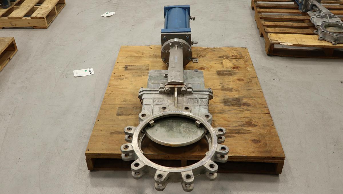 Used FNW 65BM 14" Air Operated Knife Gate Valve #46996