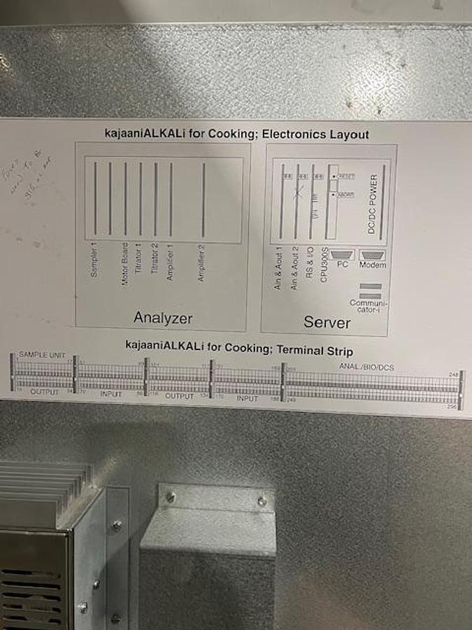 Used METSO AUTOMATION A4710184 Kajaani Alkali Analyzer #46200