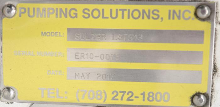 Used Sulzer LLST51-3 Pump Power End #45830