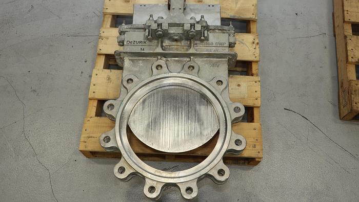 Used Dezurik 14" Air Operated Knife Gate Valve #46346