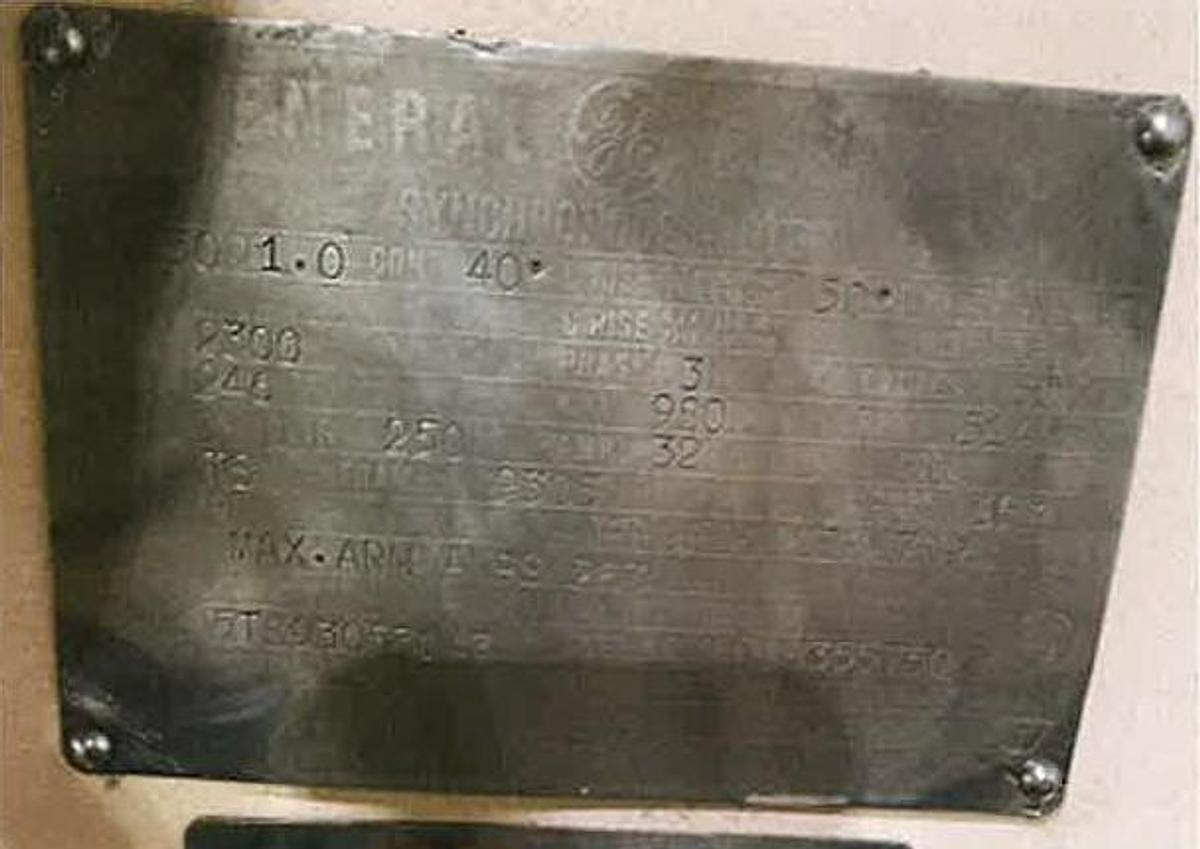 Used General Electric Motor #47338