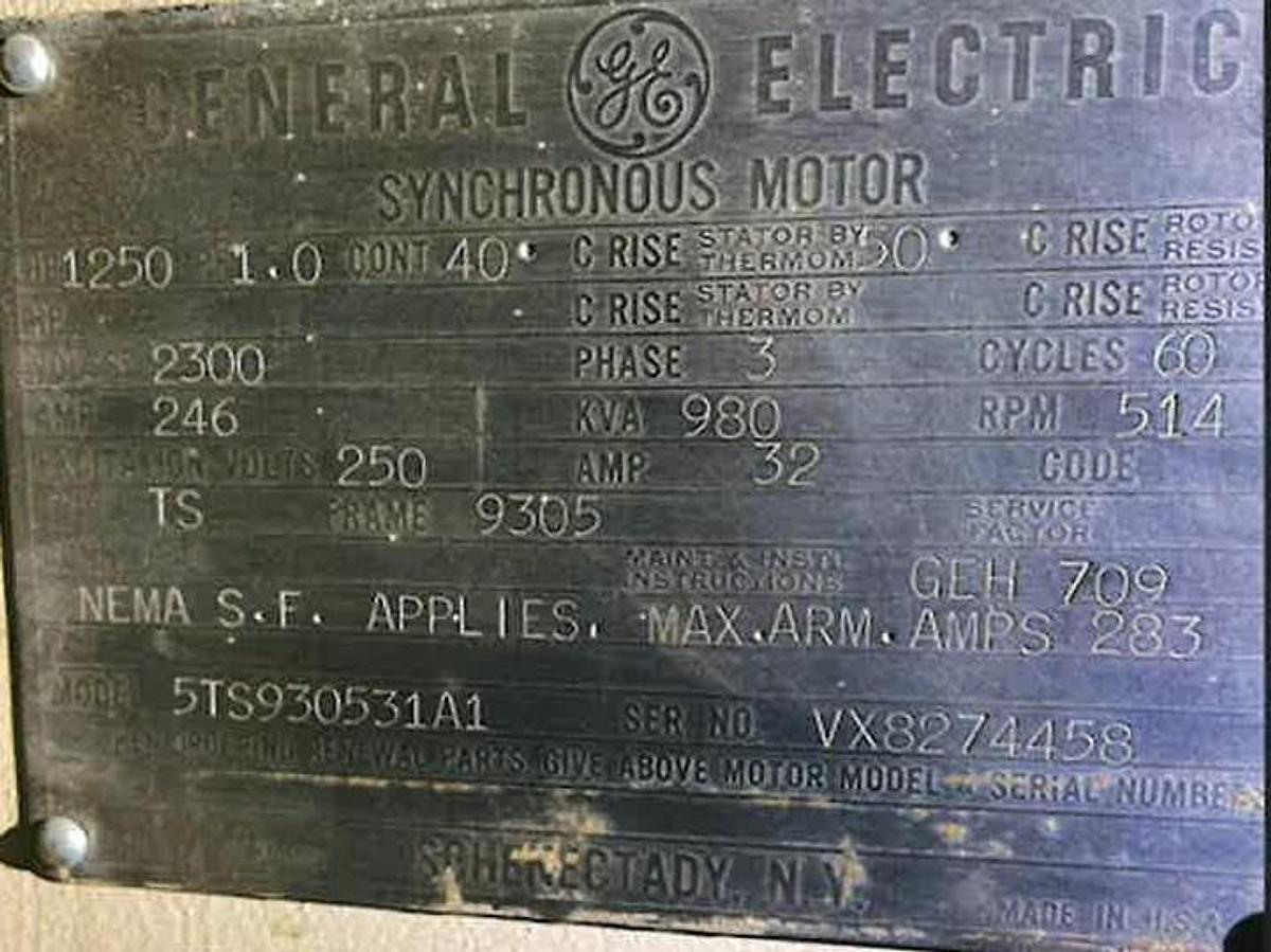 Used General Electric Motor #47332