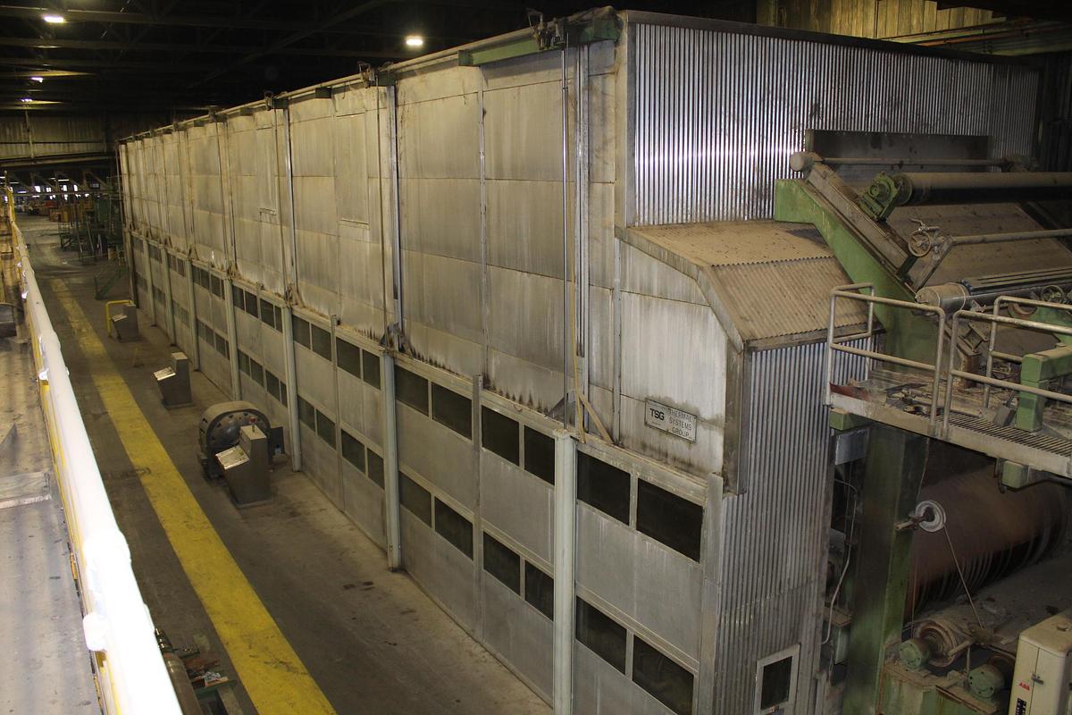 Used GBM Dryer Can Section, (40) 72" Diameter #46694